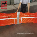 Deers pvc soild float oil containment boom garbage fence for shoal&bank